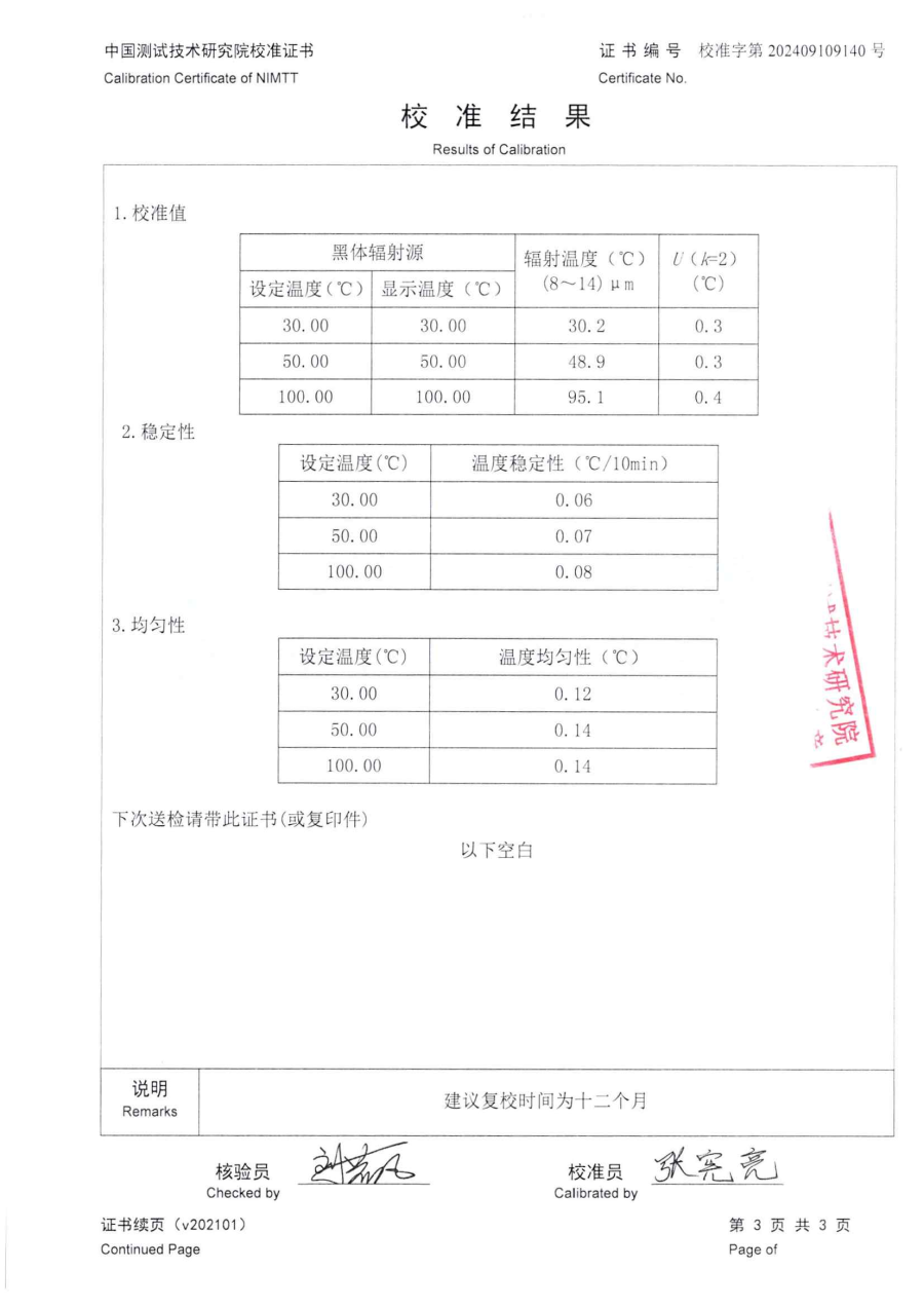 達(dá)州市質(zhì)量技術(shù)監(jiān)督檢驗測試中心-4臺黑體爐中測院校準(zhǔn)證書_05.png